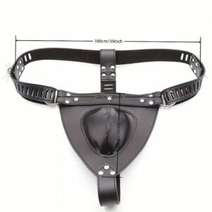 CINTO DE CASTIDADE EM FORMATO DE CUECA COM CADEADOS - Imagem 5