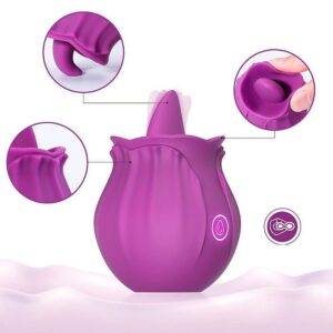 VIBRADOR DE CLITORIS EM FORMATO DE LINGUA FLOWER - Imagem 6
