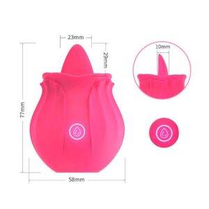 VIBRADOR DE CLITORIS EM FORMATO DE LINGUA FLOWER - Imagem 8