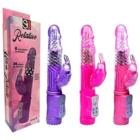 VIBRADOR RABBIT 8 ROTAÇÕES E 36 VIBRAÇÕES