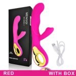 VIBRADOR PONTO G E CLITORIS RECARREGÁVEL SUN - Imagem 2