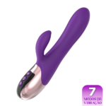 VIBRADOR PONTO G E CLITORIS VAI E VEM COM AQUECIMENTO