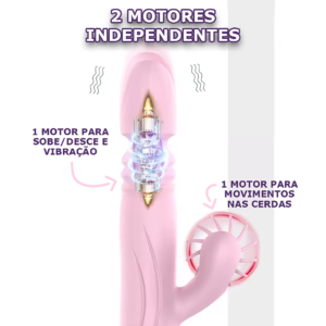 VIBRADOR ROTATIVO VAI E VEM COM LINGUA GIRATORIA