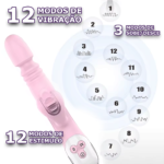 VIBRADOR ROTATIVO VAI E VEM COM LINGUA GIRATORIA - Imagem 10