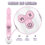 VIBRADOR ROTATIVO VAI E VEM COM LINGUA GIRATORIA - Imagem 5