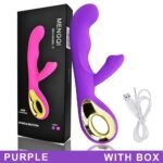 VIBRADOR PONTO G E CLITORIS RECARREGÁVEL SUN - Imagem 3