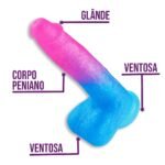 PRÓTESE EM SILICONE BICOLOR 17 X 3,4 CM - Imagem 2