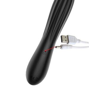 VIBRADOR RECARREGÁVEL TEXTURIZADO 12 VIBRAÇÕES - Imagem 2
