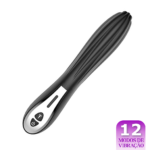 VIBRADOR RECARREGÁVEL TEXTURIZADO 12 VIBRAÇÕES - Imagem 6