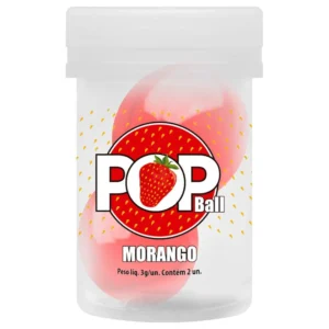 BOLINHA EXPLOSIVA MORANGO PARA MASSAGEM