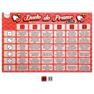TABULEIRO DUELO DO PRAZER ROMÂNTICO