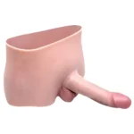 CINTA COM PÊNIS EM SILICONE REALÍSTICO 16X 4,3 CM