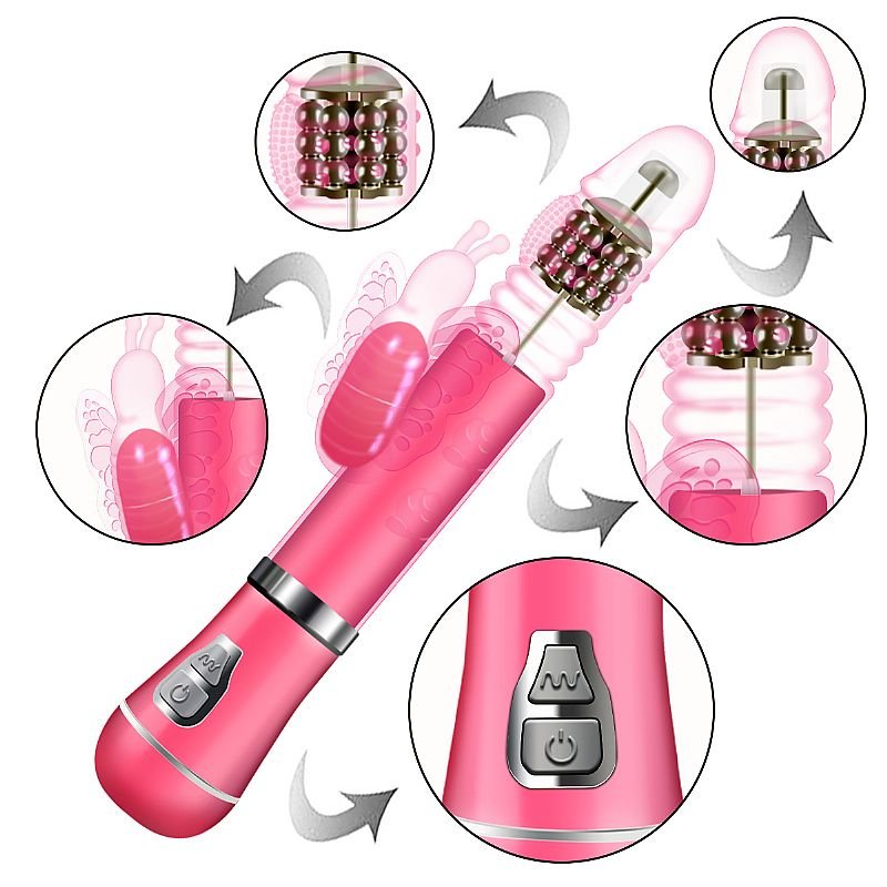 27331-4 VIBRADOR RABBIT ROTATIVO 360º - Imagem 1