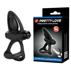 ANEL PENIANO DUPLO COM VIBRO COCK RING - Imagem 6