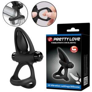 ANEL PENIANO DUPLO COM VIBRO COCK RING