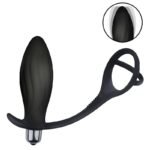 ANEL PENIANO COM PLUG PARA PROSTATA COM VIBRO - Imagem 2