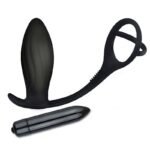 ANEL PENIANO COM PLUG PARA PROSTATA COM VIBRO - Imagem 3