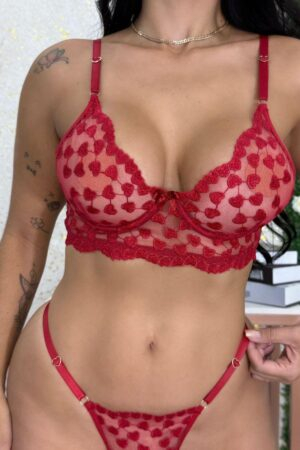 CONJUNTO AMOR PERSONALIZÁVEL INCLUSO LETRAS - Imagem 9