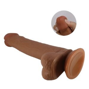 PRÓTESE REALÍSTICA DUPLA CAMADA SUPER REALÍSTICO TALLEN MARROM - Imagem 2