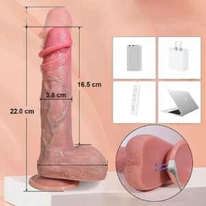 PRÓTESE REALÍSTICA VAI E VEM COM AQUECIMENTO E APP 16,5 X 3,8 CM - Imagem 5