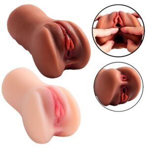 MASTURBADOR REALISTICO ANUS E VAGINA 16,5 x 9,0 CM
