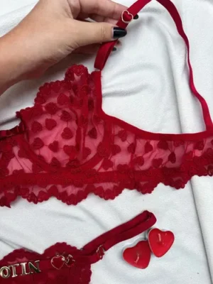 CONJUNTO AMOR PERSONALIZÁVEL INCLUSO LETRAS - Imagem 6
