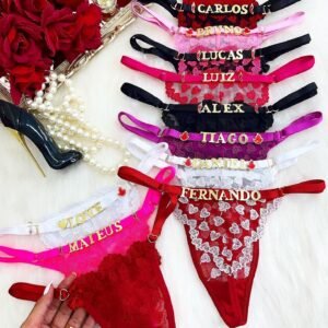 CALCINHA BORDADA GLAMOUR CORAÇÃO