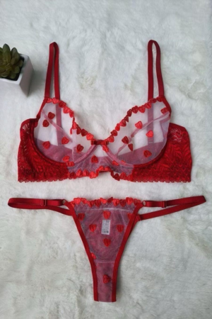 CONJUNTO BORDADO CORAÇÃO ROMANTIC - Imagem 4