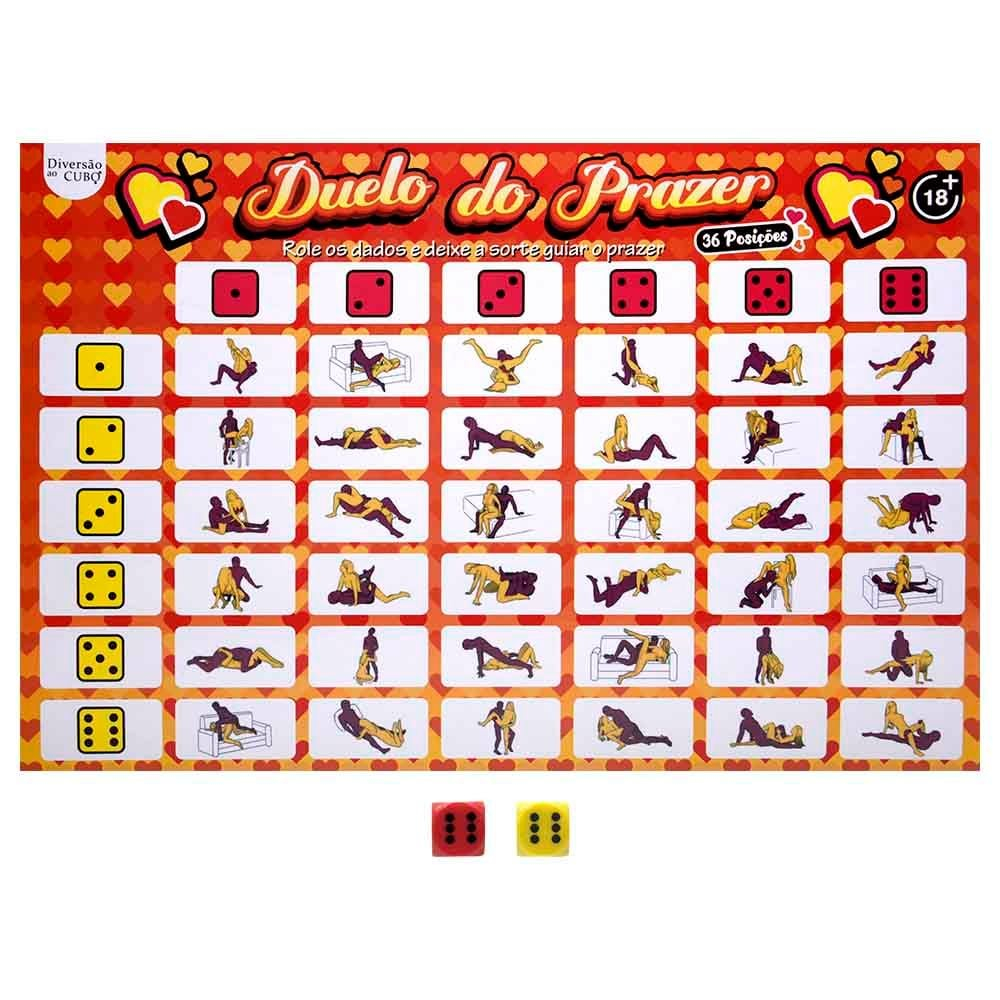 17633835252753_zoom TABULEIRO DUELO DO PRAZER KAMASUTRA - Imagem 1