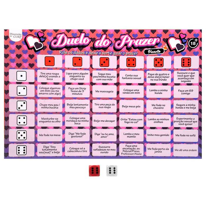 25125gdlo TABULEIRO DUELO DO PRAZER PICANTE - Imagem 1