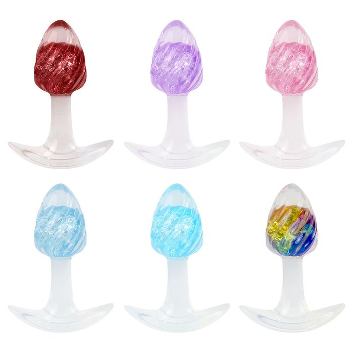 ds32ds3dlo PLUG ANAL EM SILICONE CRISTAL P - Imagem 1