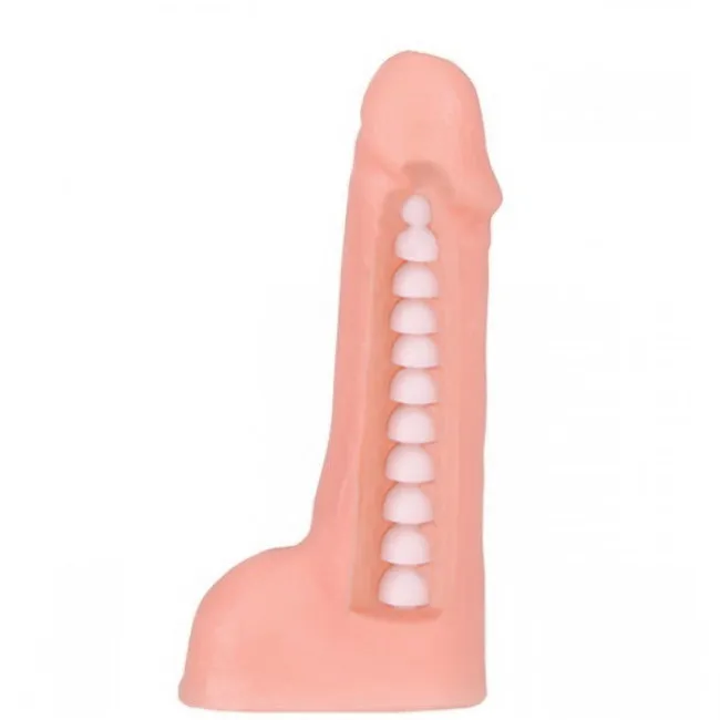 PRÓTESE CYBER SKIN VERTEBRADO COM ESCROTO17X3,5CM - Imagem 2