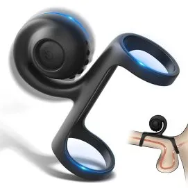 ANEL PENIANO RECARREGÁVEL CYBER PUNK