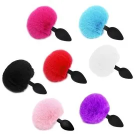 PLUG ANAL COELHO EM SILICONE