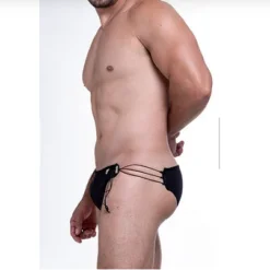 TANGA COM FIOS PRETO