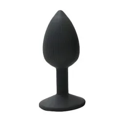 PLUG ANAL EM SILICONE P PRETO